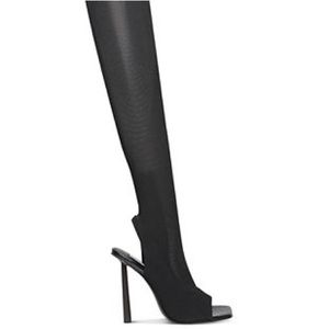 Steve Madden Beverly mesh over-the-knee heel